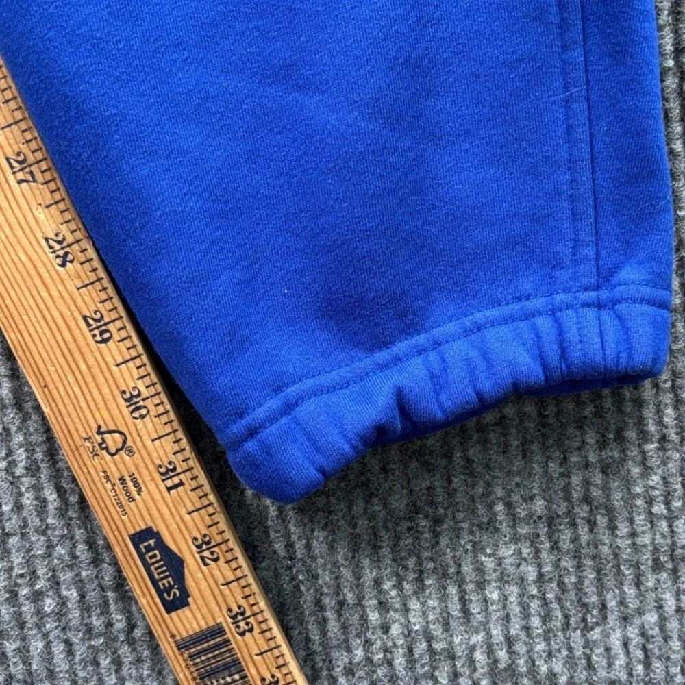 Lands' End Sweatpants Mens M Cobalt Blue Vintage Joggers Athletic Streetwear